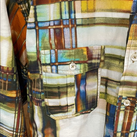 Georg Roth Los Angeles Multicolor Button-Up Shirt. Size XL - Picture 4 of 11